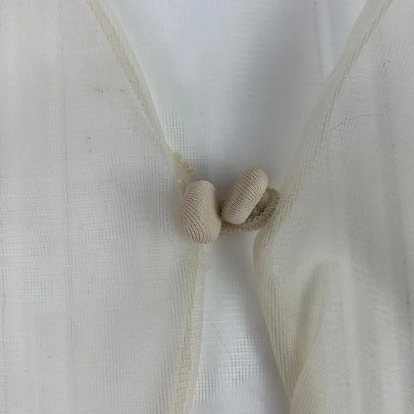 Vintage Vanity Fair lace and nylon nightie with sleeveless matching robe… - Picture 13 of 14